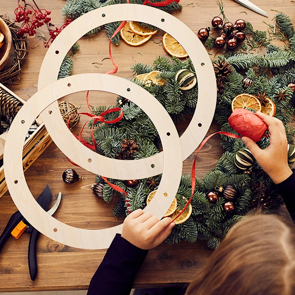 5 Pcs Wooden Wreath Frame Decorative for Door Plain Christmas Decorations Craft Diy
5 Pcs Wooden Wreath Frame Decorative for Door Plain Christmas Decorations Craft Diy