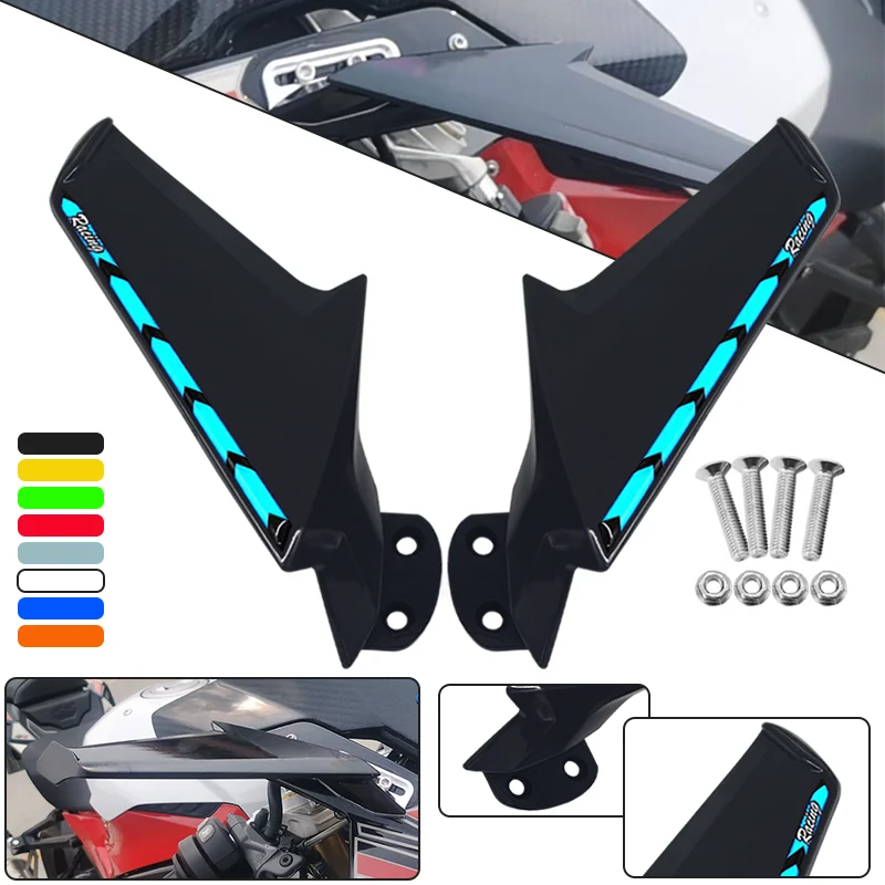 NEW Modified Motorcycle Side Spoilers Winglet Rearview Mirror Fixed Wing Winglet Fairing Wing For ZX-6R zx-6r ZX 6R 2019-2022
NEW Modified Motorcycle Side Spoilers Winglet Rearview Mirror Fixed Wing Winglet Fairing Wing For ZX-6R zx-6r ZX 6R 2019-2022
