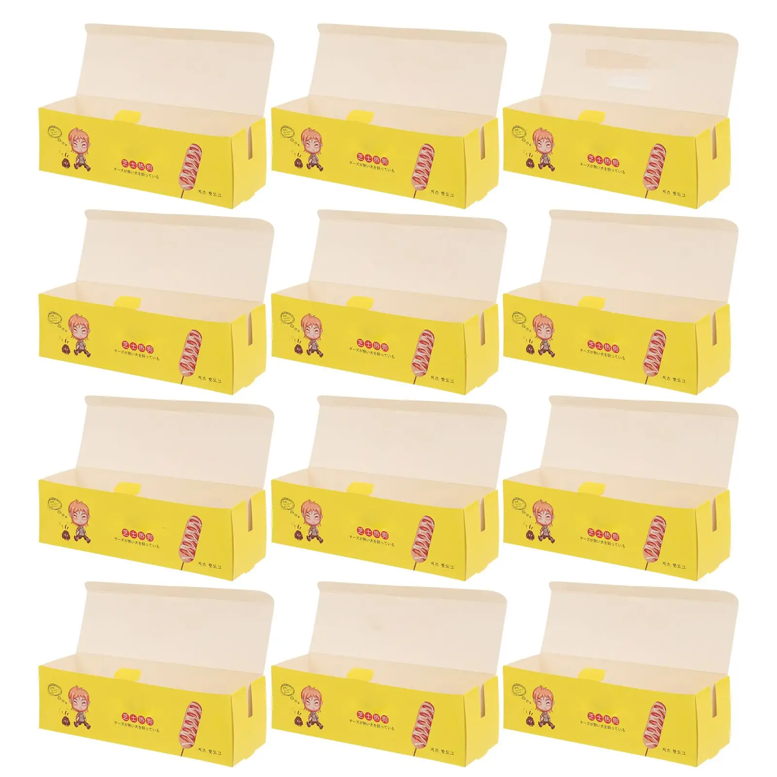 100 Pcs Dog Box Disposable Paper Hot Dogs Box Paper Food Storage Container Snack Holder Restaurant Takeout Packaging
100 Pcs Dog Box Disposable Paper Hot Dogs Box Paper Food Storage Container Snack Holder Restaurant Takeout Packaging