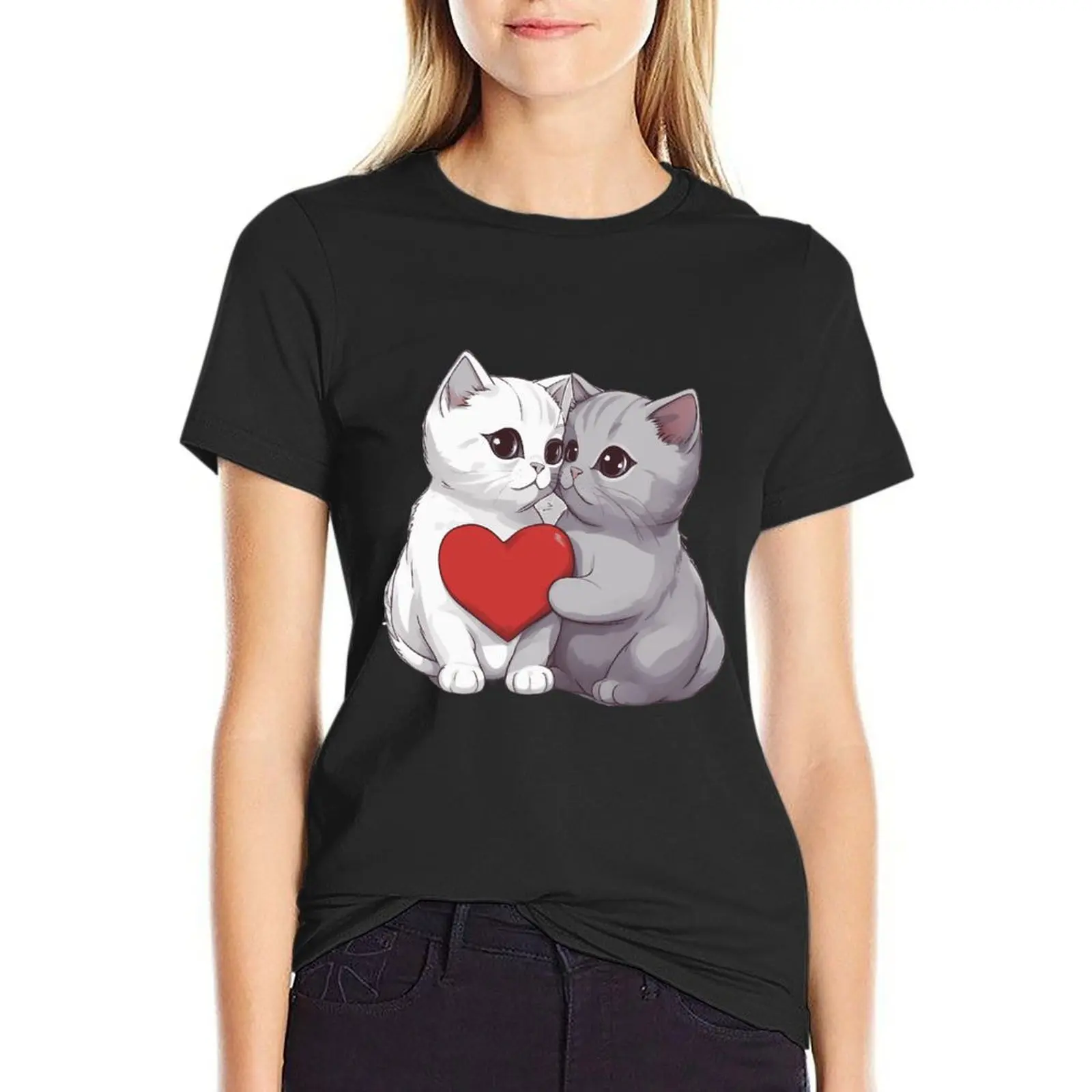 British Shorthair Kittens T-Shirt animal prinfor tees quick drying animal print shirt for girls t shirt dress Women
British Shorthair Kittens T-Shirt animal prinfor tees quick drying animal print shirt for girls t shirt dress Women
