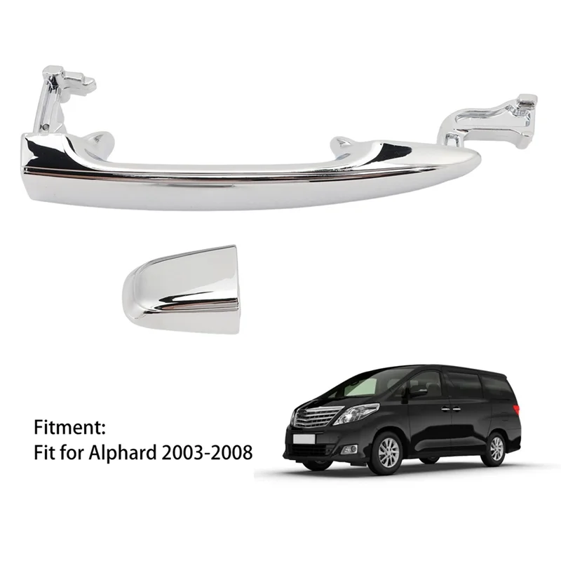 A69R-Rear Sliding Door Outer Handle Chrome Left Right Fit For Toyota Alphard 2003-2008 69230‑58010
A69R-Rear Sliding Door Outer Handle Chrome Left Right Fit For Toyota Alphard 2003-2008 69230‑58010