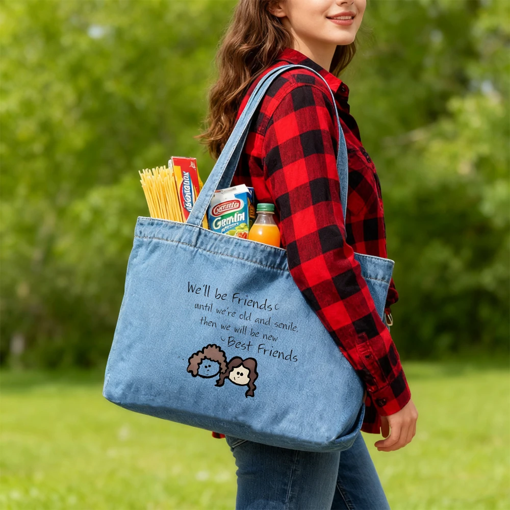 Vibrant Floral Bouquet Denim Tote Bag, Chic Boho Reusable Shopper, Perfect Gift for Mother's Day, Birthday, Christmas, Spring
Vibrant Floral Bouquet Denim Tote Bag, Chic Boho Reusable Shopper, Perfect Gift for Mother's Day, Birthday, Christmas, Spring