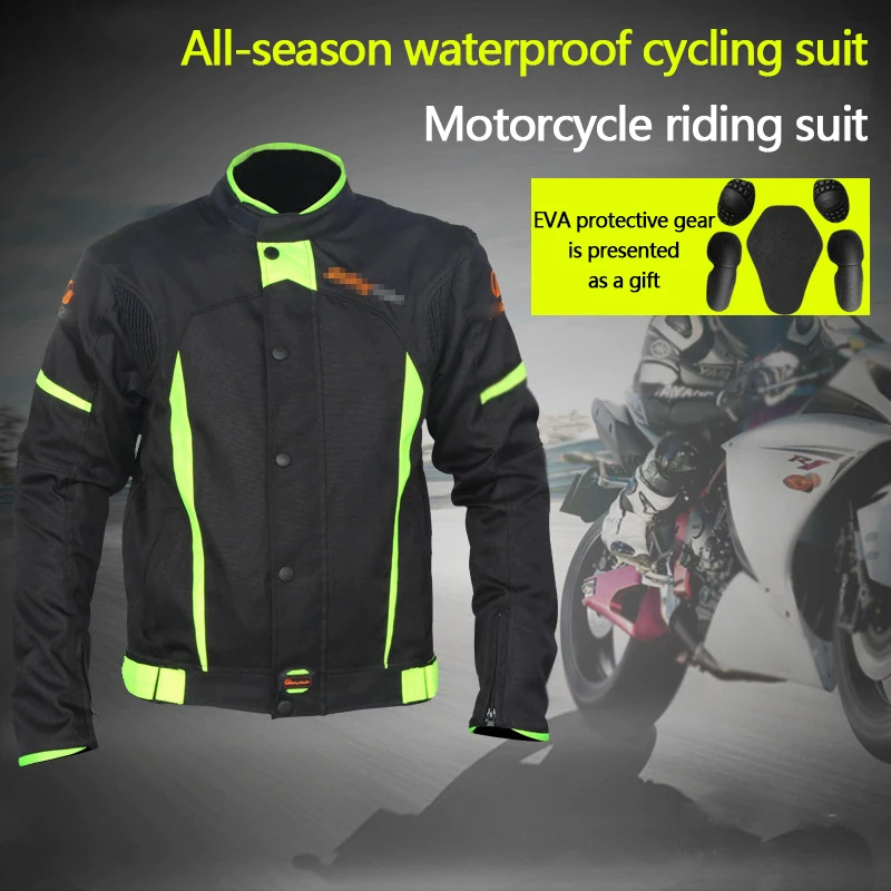 Winter waterproof motorcycle riding suits, slimming men's racing suits, anti-drop protective gear, warm motorcycle suits
Winter waterproof motorcycle riding suits, slimming men's racing suits, anti-drop protective gear, warm motorcycle suits