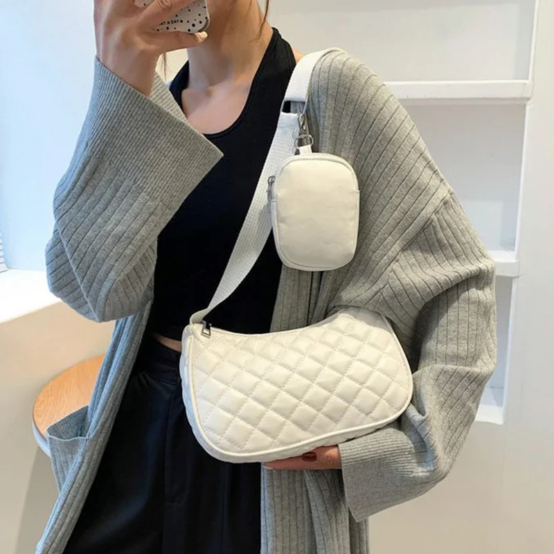 Fashion Shoulder Bag PU Leather Handbags Women Trendy All-Match Crossbody Bag Large Capacity Tote Bag Underarm Bags
Fashion Shoulder Bag PU Leather Handbags Women Trendy All-Match Crossbody Bag Large Capacity Tote Bag Underarm Bags