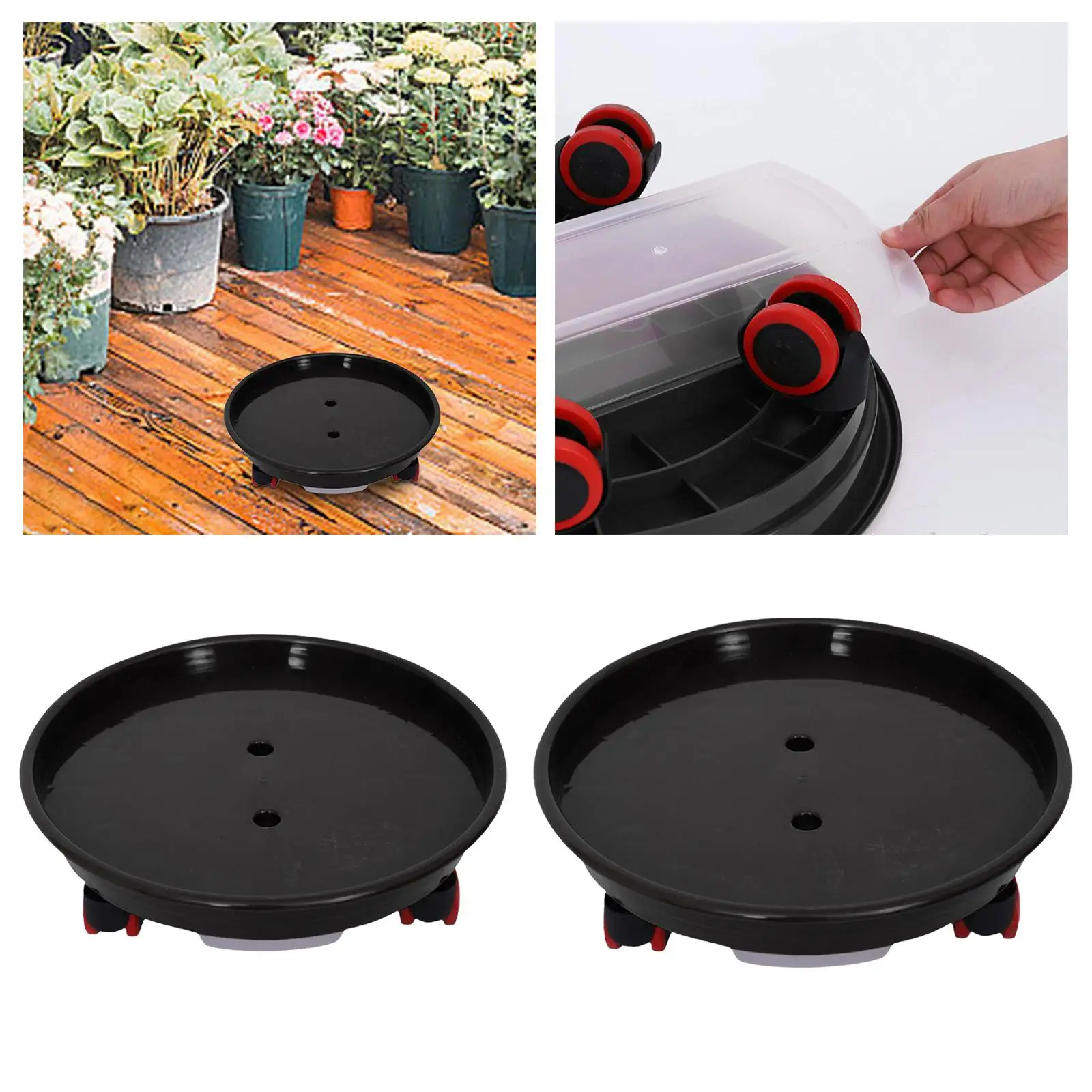 Flower Pot Tray with Wheels Pallet Trolley Versatile Round Potted Rolling Plant Stand Holder for Backyard Home Indoor Outdoor
Flower Pot Tray with Wheels Pallet Trolley Versatile Round Potted Rolling Plant Stand Holder for Backyard Home Indoor Outdoor