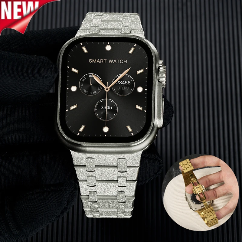 High grade 316L Stainless Steel Band for Apple Watch Ultra 2 Series10 9 8 7 butterfly buckle for 49 46 45 44 42mm bracelet
High grade 316L Stainless Steel Band for Apple Watch Ultra 2 Series10 9 8 7 butterfly buckle for 49 46 45 44 42mm bracelet