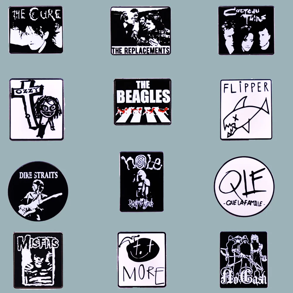 Creative Black White Band Badge Music Group Icon Series Brooch Singer Song Peripheral Lapel Pin Collar Fashion Jewelry Fans Gift
Creative Black White Band Badge Music Group Icon Series Brooch Singer Song Peripheral Lapel Pin Collar Fashion Jewelry Fans Gift