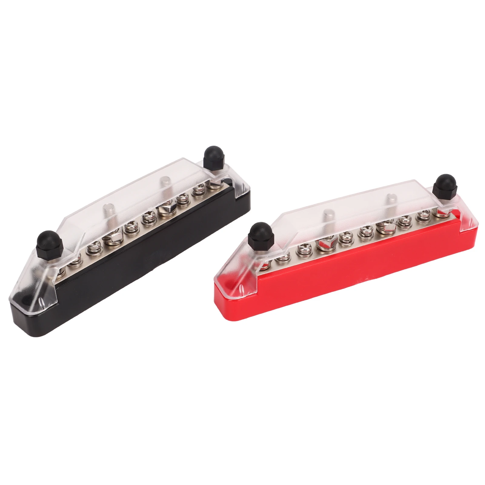 Power Distribution Block 1 Pair 10 Terminal 48V 150A for Car Boat M6 Stud M4 Screw Bus Bar OEM Replacement Block
Power Distribution Block 1 Pair 10 Terminal 48V 150A for Car Boat M6 Stud M4 Screw Bus Bar OEM Replacement Block