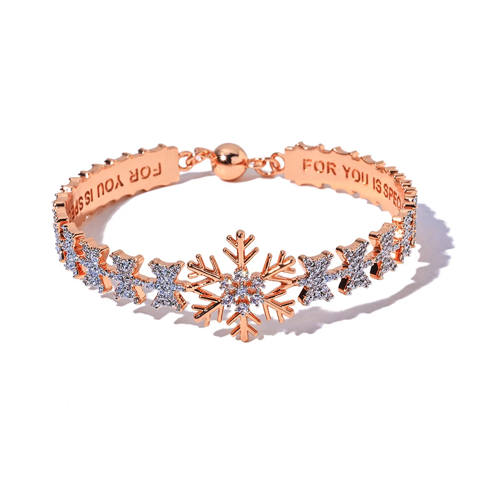 Роскошный нишевый браслет в стиле хип-хоп со снежинками — минималистичные женские украшения из циркона
Роскошный нишевый браслет в стиле хип-хоп со снежинками — минималистичные женские украшения из циркона