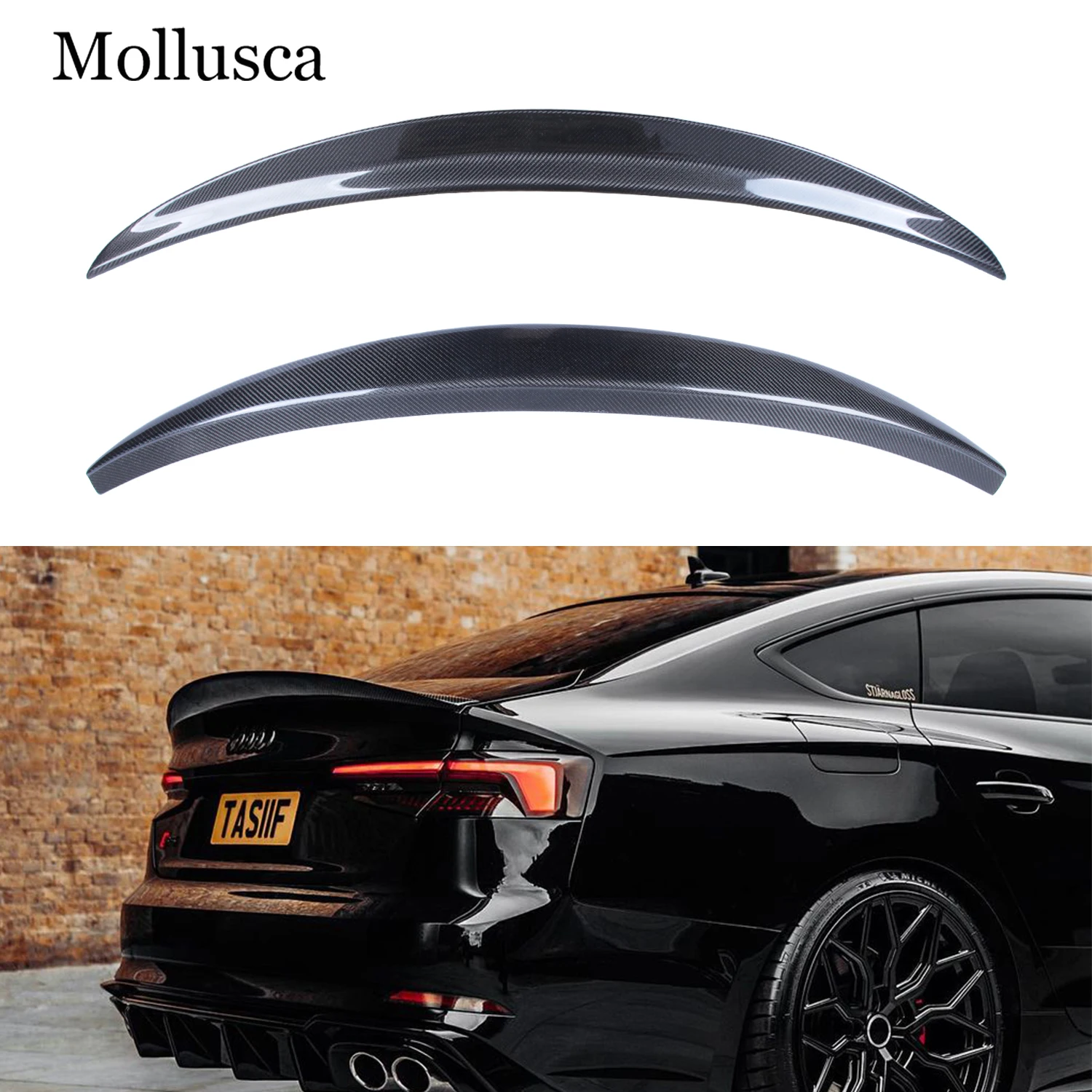 For AUDI A5 S5 RS5 B9 4Door Sportback HK Style Carbon fiber Rear Spoiler Trunk Wing 2016-2025
For AUDI A5 S5 RS5 B9 4Door Sportback HK Style Carbon fiber Rear Spoiler Trunk Wing 2016-2025