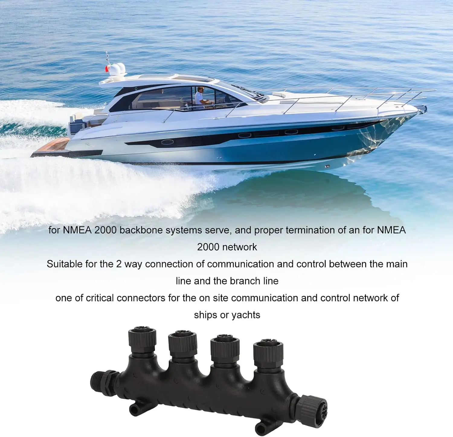 6-портовый тройник NMEA 2000, N2K для сетей Simrad B&G Navico
6-портовый тройник NMEA 2000, N2K для сетей Simrad B&G Navico