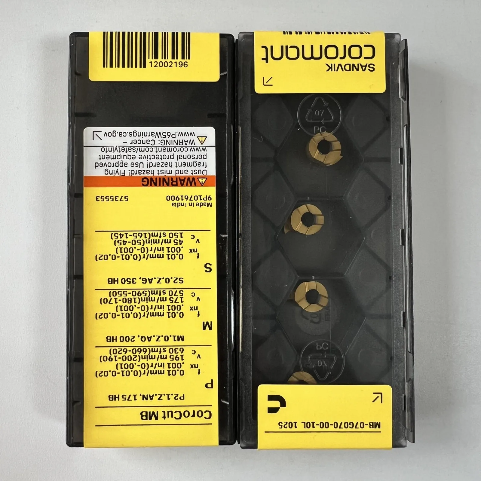 SANDVIK / MB-07G070-00-10L 1025 / Лезвия из шведского твердого сплава, 5 шт.
SANDVIK / MB-07G070-00-10L 1025 / Лезвия из шведского твердого сплава, 5 шт.