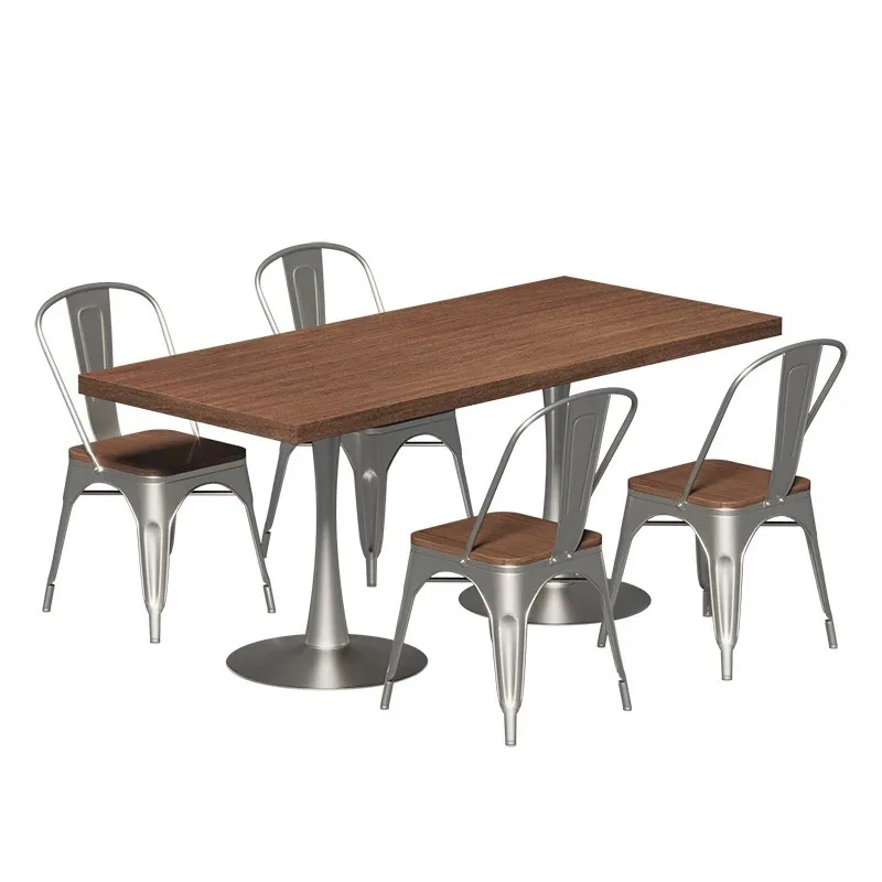 Современный обеденный стол и стул из цельного дерева, комбинация повседневного бара, столовой, коммерческого ресторана, обеденного стола, паба
Современный обеденный стол и стул из цельного дерева, комбинация повседневного бара, столовой, коммерческого ресторана, обеденного стола, паба