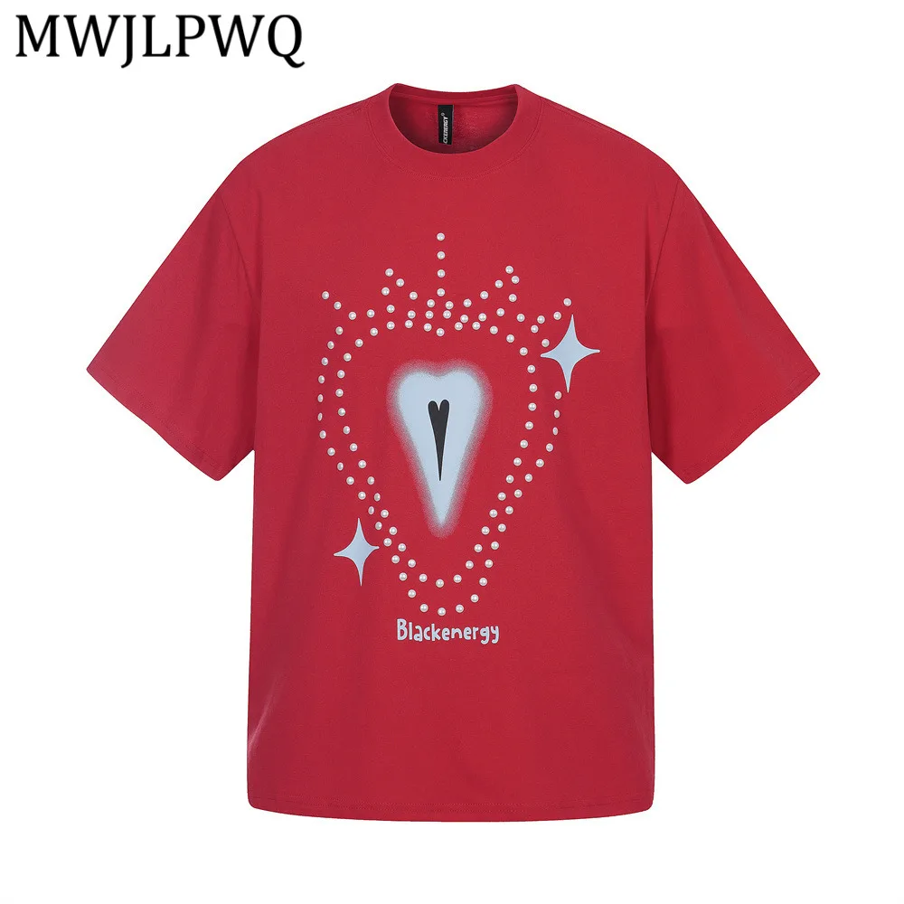 MWJLPWQ Rhinestone Print Short-Sleeve T-Shirt For Men American Round Collar Street Summer Trendy Loose Casual Summer Tops 14547
MWJLPWQ Rhinestone Print Short-Sleeve T-Shirt For Men American Round Collar Street Summer Trendy Loose Casual Summer Tops 14547