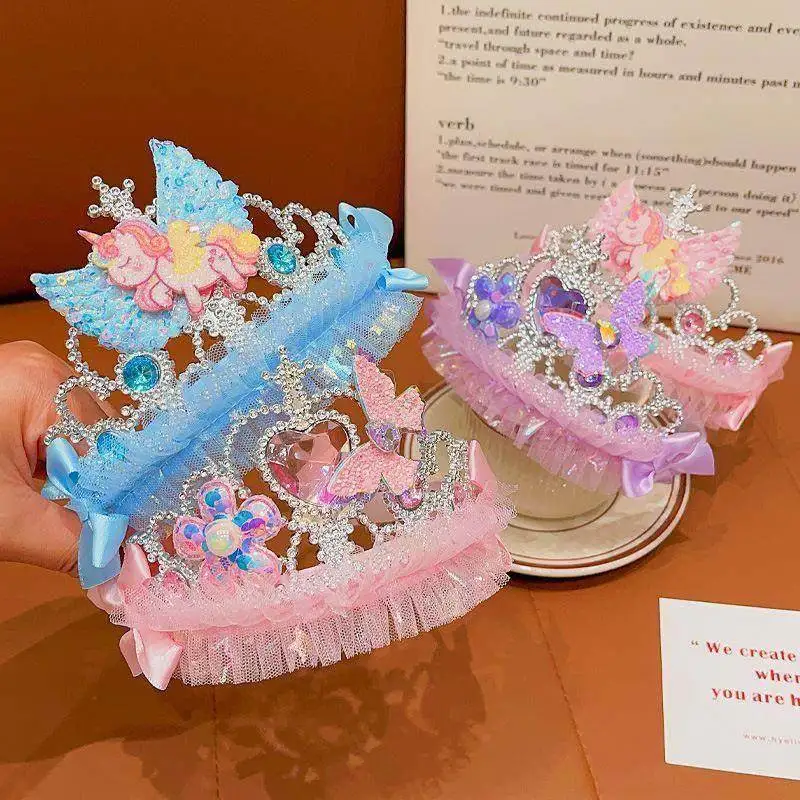 Elsa Girl's Birthday Hat Unicorn Crown Hairband Floral Ring Hairpin Little Girl's Headwear Beach Outdoor Activity Accessories
Elsa Girl's Birthday Hat Unicorn Crown Hairband Floral Ring Hairpin Little Girl's Headwear Beach Outdoor Activity Accessories