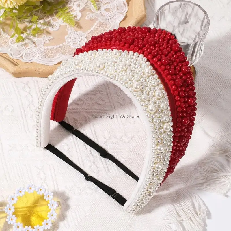 Artificial Pearls Headband Elastic Band Hair Ornament For Bride Formal Occasion
Artificial Pearls Headband Elastic Band Hair Ornament For Bride Formal Occasion