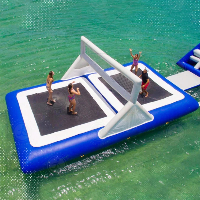 Outdoor Water Play Giant Inflatable Volleyball Court Water Game Jumping Trampoline Volleyball Field for Party Rental
Outdoor Water Play Giant Inflatable Volleyball Court Water Game Jumping Trampoline Volleyball Field for Party Rental