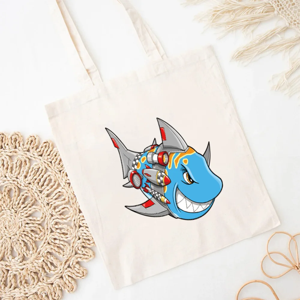 Versatile Black/White Canvas Tote Bag Featuring Graphic Shark Sketch Print, Large Capacity Handbag, Shopper Bag, Cool Gift Bag
Versatile Black/White Canvas Tote Bag Featuring Graphic Shark Sketch Print, Large Capacity Handbag, Shopper Bag, Cool Gift Bag