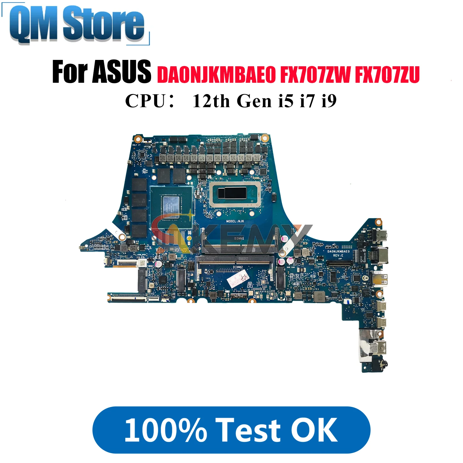 DA0NJKMBAE0 Материнская плата для ноутбука ASUS TUF Gaming FX707ZV FX707ZR FX707ZU FX507Z FX707ZW FX707ZM Материнская плата с 12-го поколения i5 i7 i9
DA0NJKMBAE0 Материнская плата для ноутбука ASUS TUF Gaming FX707ZV FX707ZR FX707ZU FX507Z FX707ZW FX707ZM Материнская плата с 12-го поколения i5 i7 i9