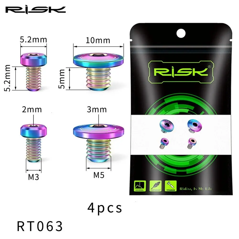 2pcs/4pcs New Titanium Alloy Bike Screw 4 Colors Disc Brake Master Cylinder Lid Bolt Outdoor Cycling Accessories
2pcs/4pcs New Titanium Alloy Bike Screw 4 Colors Disc Brake Master Cylinder Lid Bolt Outdoor Cycling Accessories