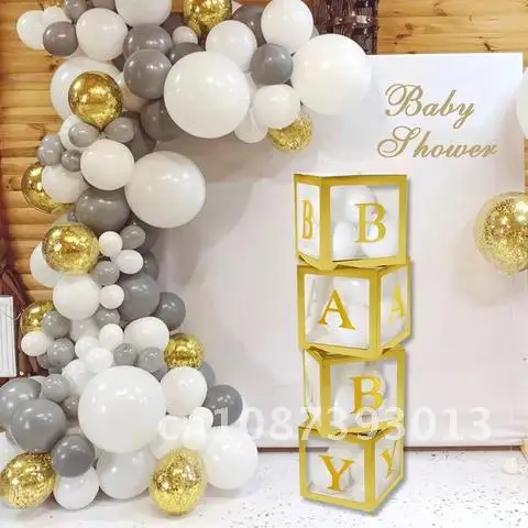 Transparent Gold Letter Balloon Box Name Box Baby Shower Decoration Kids 1st Birthday Party Decor Boy Girl Babyshower Decoration
Transparent Gold Letter Balloon Box Name Box Baby Shower Decoration Kids 1st Birthday Party Decor Boy Girl Babyshower Decoration