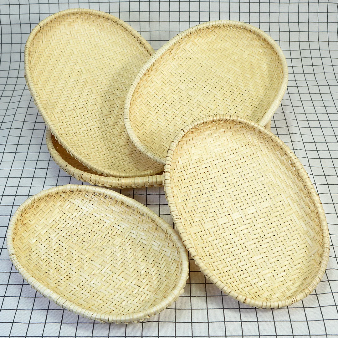 New Hardened Bamboo Wierwork Water Drainage Basket Oval aped Basket Storage Organizer Hanrted Bamboo Products
New Hardened Bamboo Wierwork Water Drainage Basket Oval aped Basket Storage Organizer Hanrted Bamboo Products