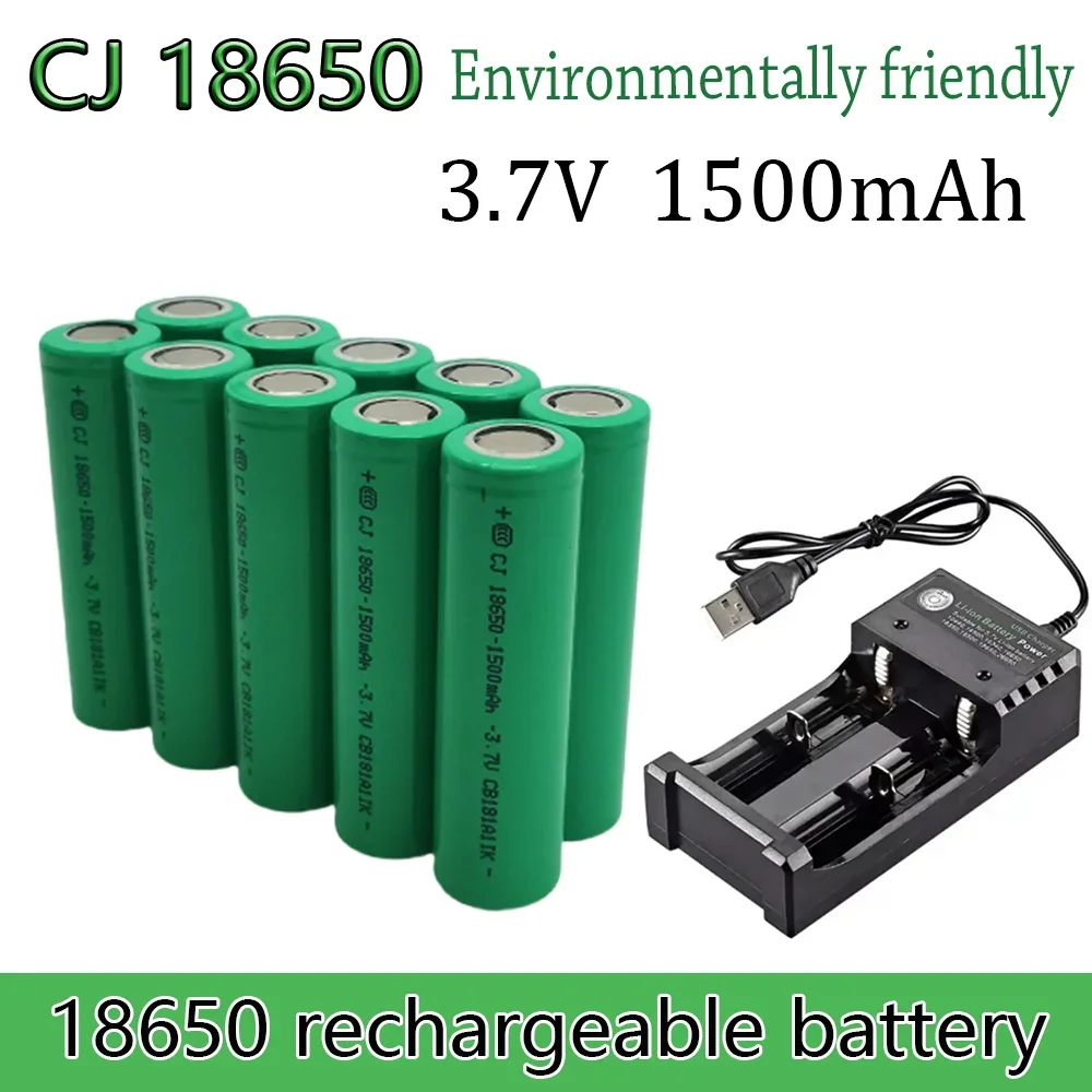 Original 18650 lithium-ion rechargeable 18650 CJ battery 1.5A 1500mah For electric tool flashlight battery
Original 18650 lithium-ion rechargeable 18650 CJ battery 1.5A 1500mah For electric tool flashlight battery