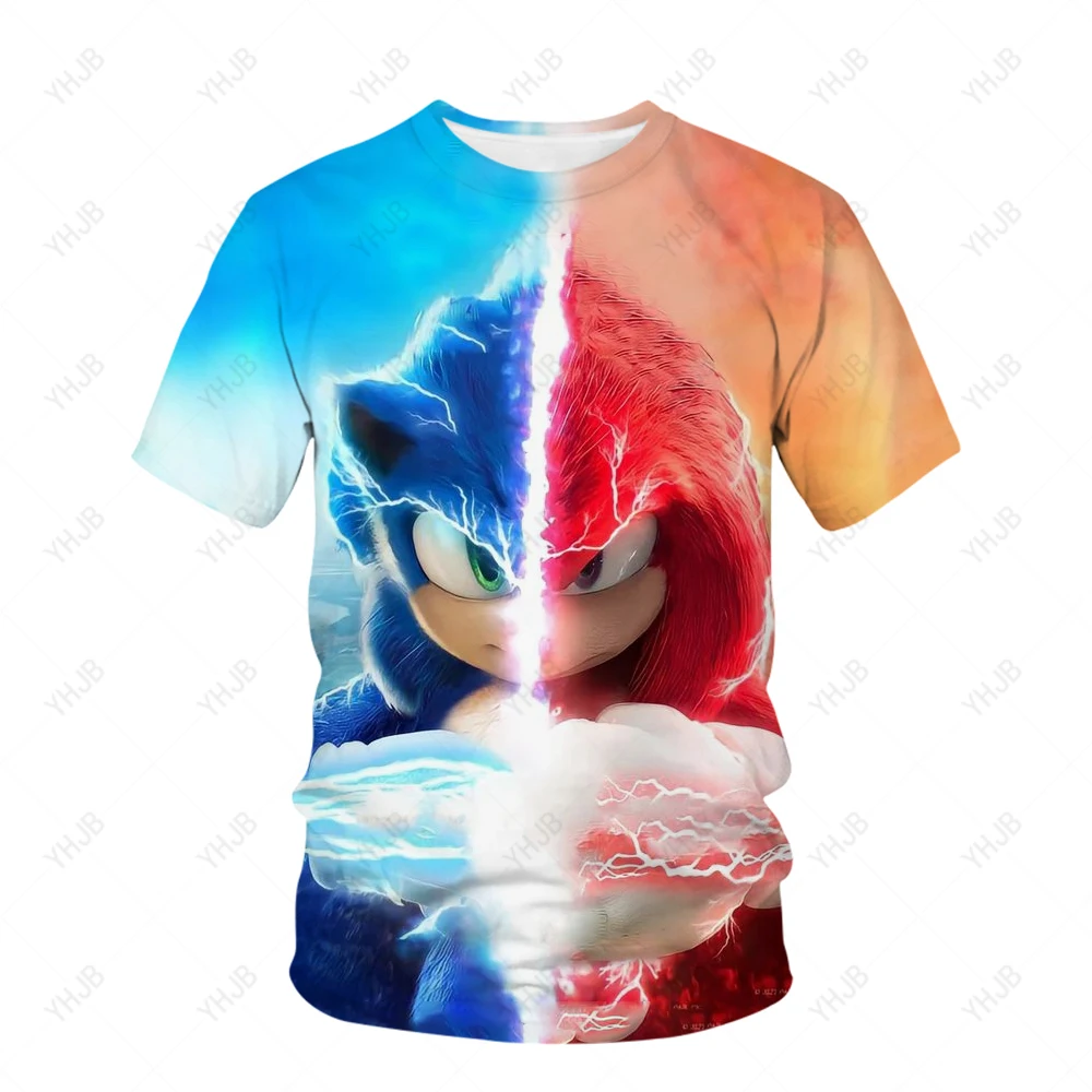 2025 Summer New Short Sleeved Anime Sonic Cartoon 3D Digital Printing Fashionable and Comfortable Casual Round Neck T-shirt
2025 Summer New Short Sleeved Anime Sonic Cartoon 3D Digital Printing Fashionable and Comfortable Casual Round Neck T-shirt