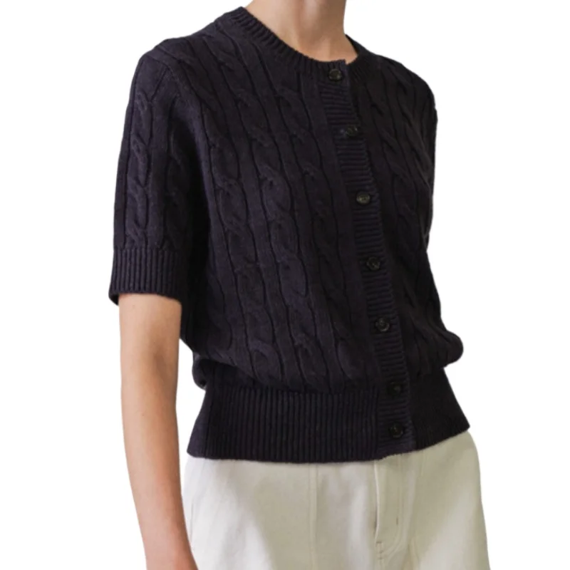 Summer Cotton and linen Knitted Cardigan Short Sleeve Knitted Top Woman
Summer Cotton and linen Knitted Cardigan Short Sleeve Knitted Top Woman