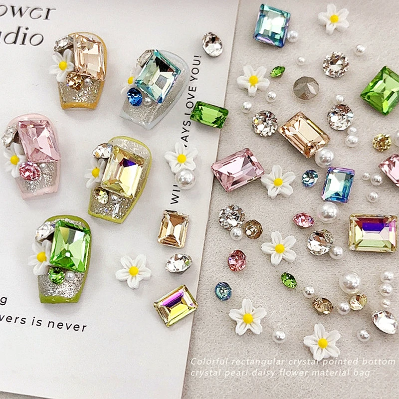 1 Pack Mix Nail Art Rhinestone Pearl Beads Accessories Acrylic Flowers For Glitter Manicure Nails Decoration Supplies Material
1 Pack Mix Nail Art Rhinestone Pearl Beads Accessories Acrylic Flowers For Glitter Manicure Nails Decoration Supplies Material