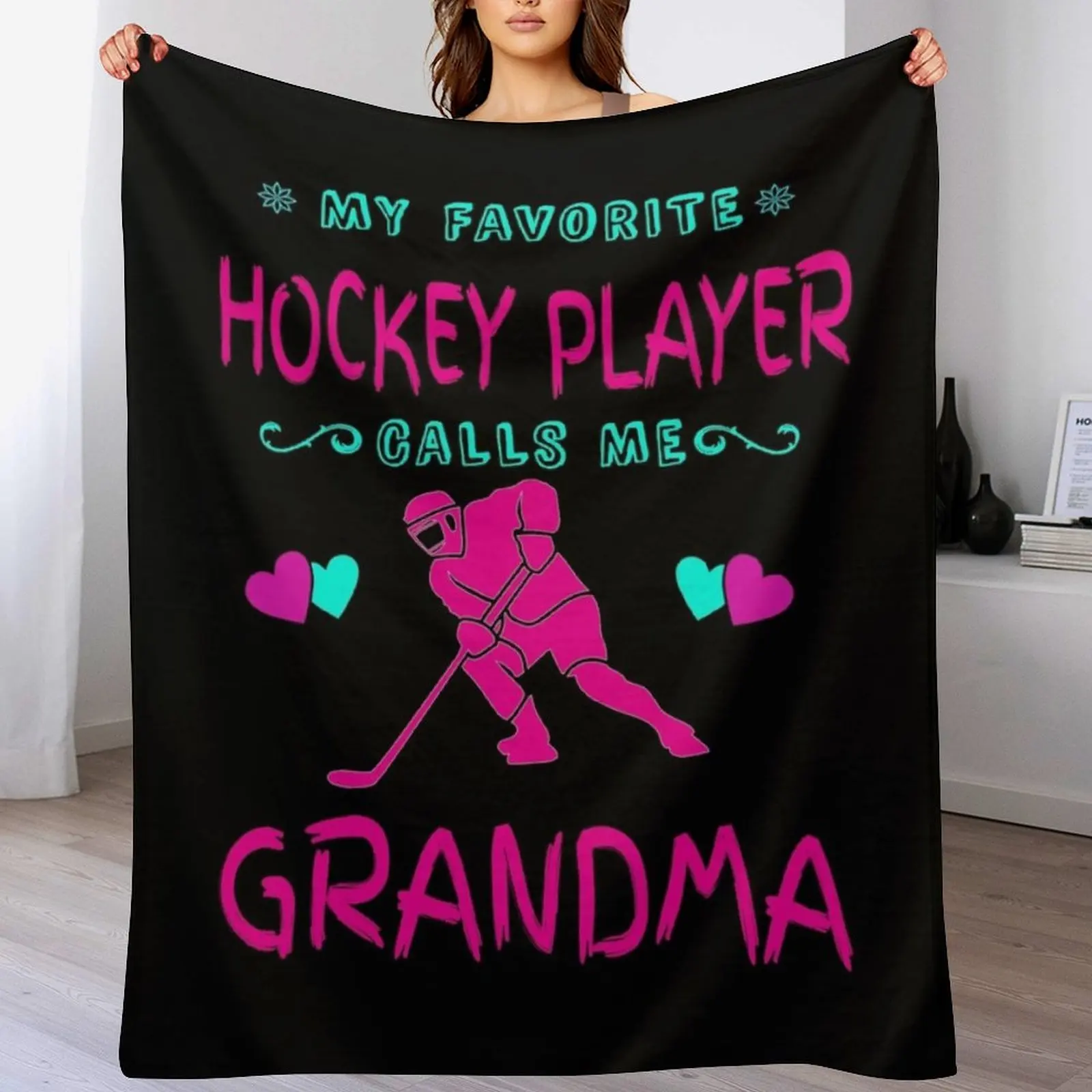 Ice Hockey Gift For Grandma Throw Blanket Stylish Couch Blanket for Home Living Room
Ice Hockey Gift For Grandma Throw Blanket Stylish Couch Blanket for Home Living Room