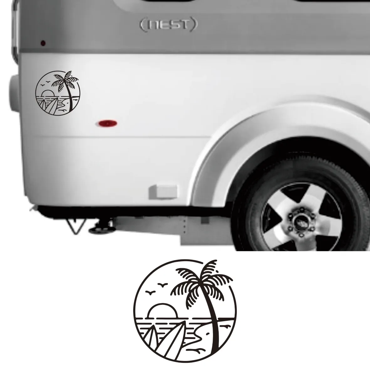 Surf Beach Car Decals Sunset Decoration Styling Vinyl Die Cut Stickers Racing Waterproof Film Accessories
Surf Beach Car Decals Sunset Decoration Styling Vinyl Die Cut Stickers Racing Waterproof Film Accessories