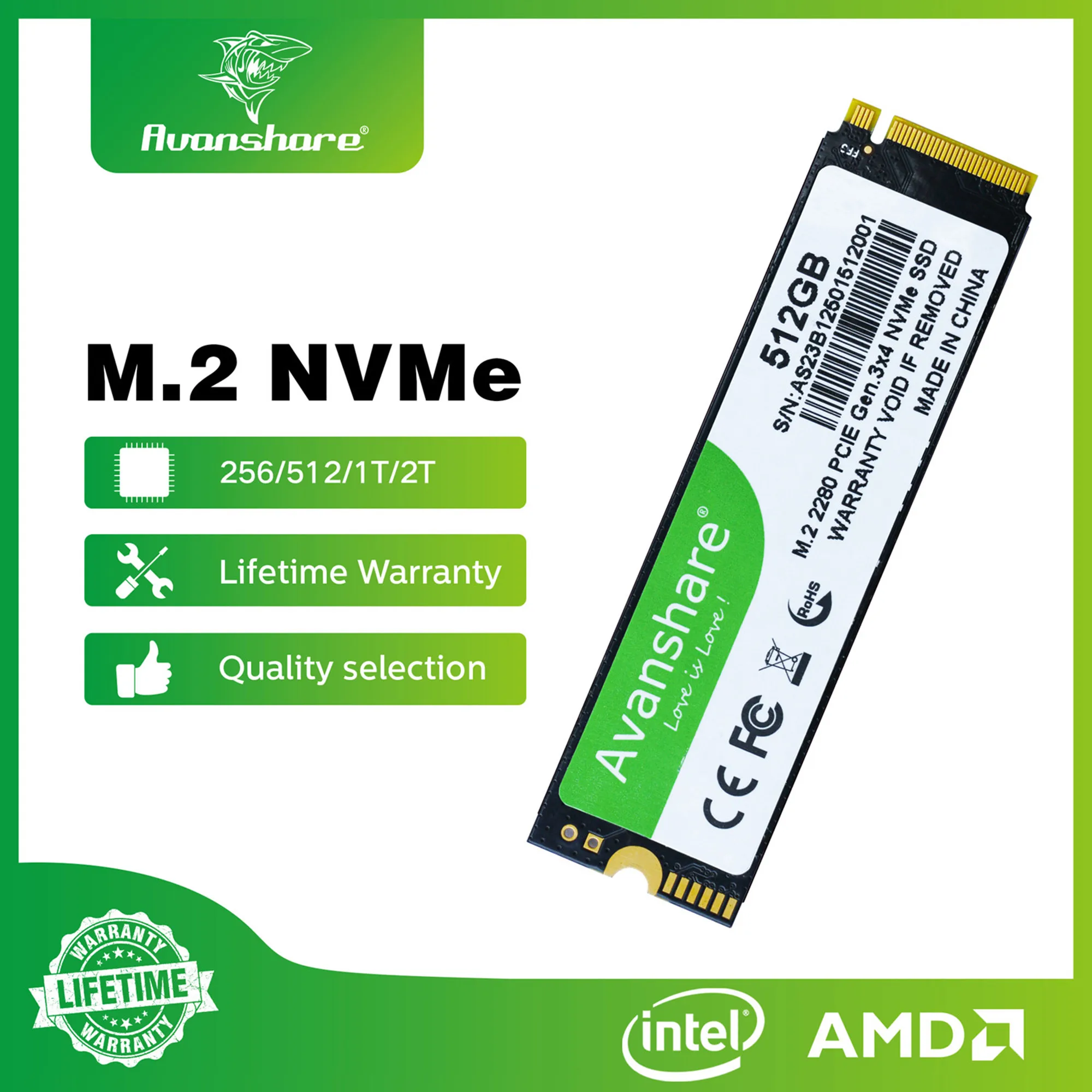 Avanshare SSD 128 ГБ 256 ГБ 512 ГБ 1 ТБ 2 ТБ M2 NVMe PCIe3.0 M.2 2280 SSD Жесткий диск Твердотельный диск для ноутбука и настольного компьютера
Avanshare SSD 128 ГБ 256 ГБ 512 ГБ 1 ТБ 2 ТБ M2 NVMe PCIe3.0 M.2 2280 SSD Жесткий диск Твердотельный диск для ноутбука и настольного компьютера