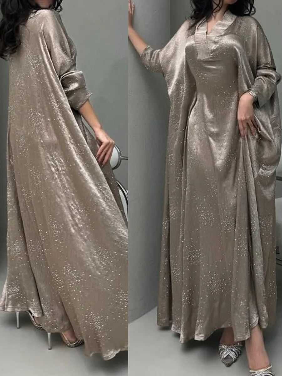 Women Ramadan Eid Arabic Dubai Abaya Luxury Muslim Fashion Hot Beading Long Dress Kaftan Robe Femme Islam Prayer Clothing Kebaya
Women Ramadan Eid Arabic Dubai Abaya Luxury Muslim Fashion Hot Beading Long Dress Kaftan Robe Femme Islam Prayer Clothing Kebaya