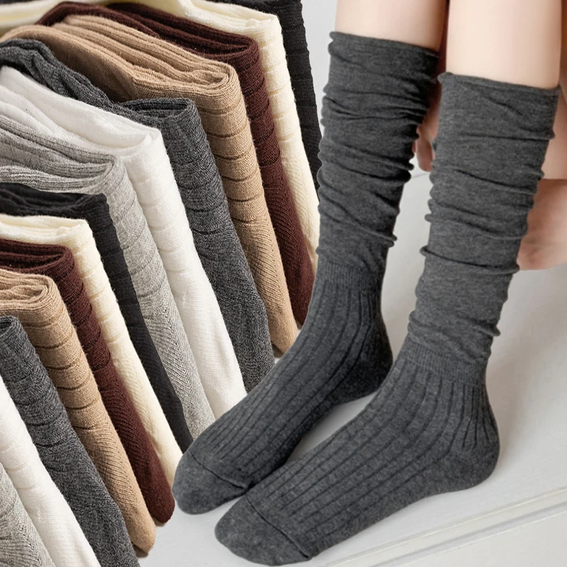 Ботинки, длинные носки, женские однотонные носки в рубчик, модные осенние милые элегантные мягкие удобные повседневные свободные чулки
Ботинки, длинные носки, женские однотонные носки в рубчик, модные осенние милые элегантные мягкие удобные повседневные свободные чулки