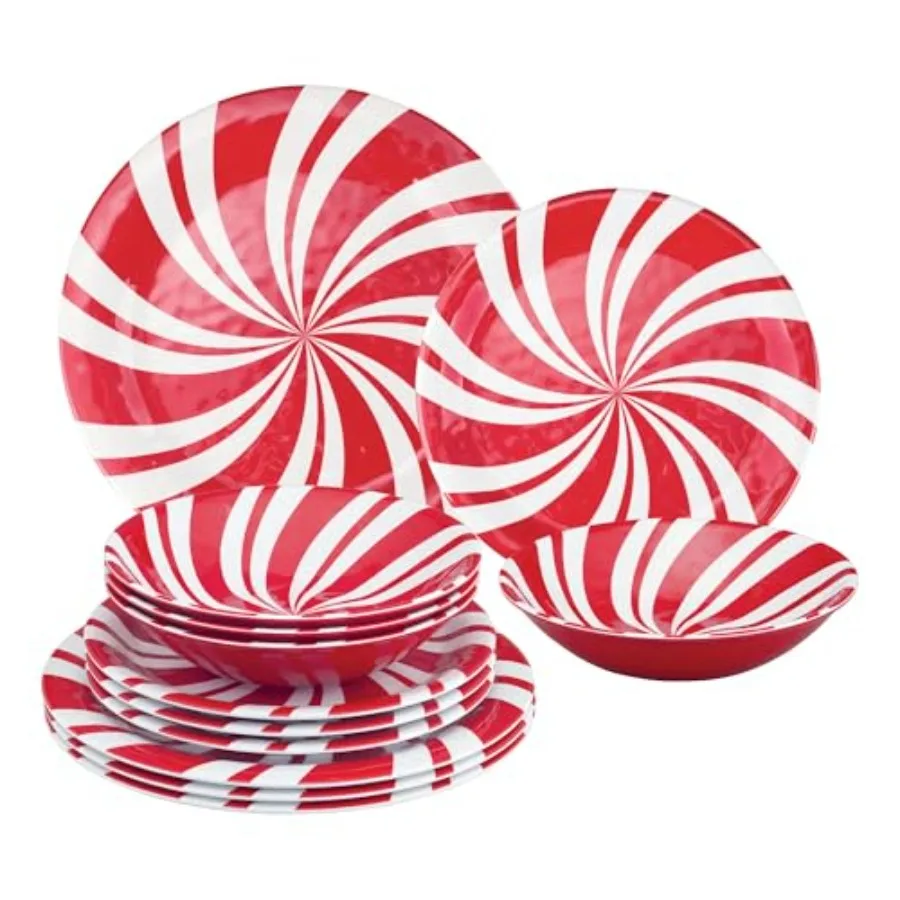 ware 12 Pcs Melamine Dinnerware Sets Outdoor Dishes Set Plates and Bowls Sets Christmas Decorations Service for 4 Red
ware 12 Pcs Melamine Dinnerware Sets Outdoor Dishes Set Plates and Bowls Sets Christmas Decorations Service for 4 Red