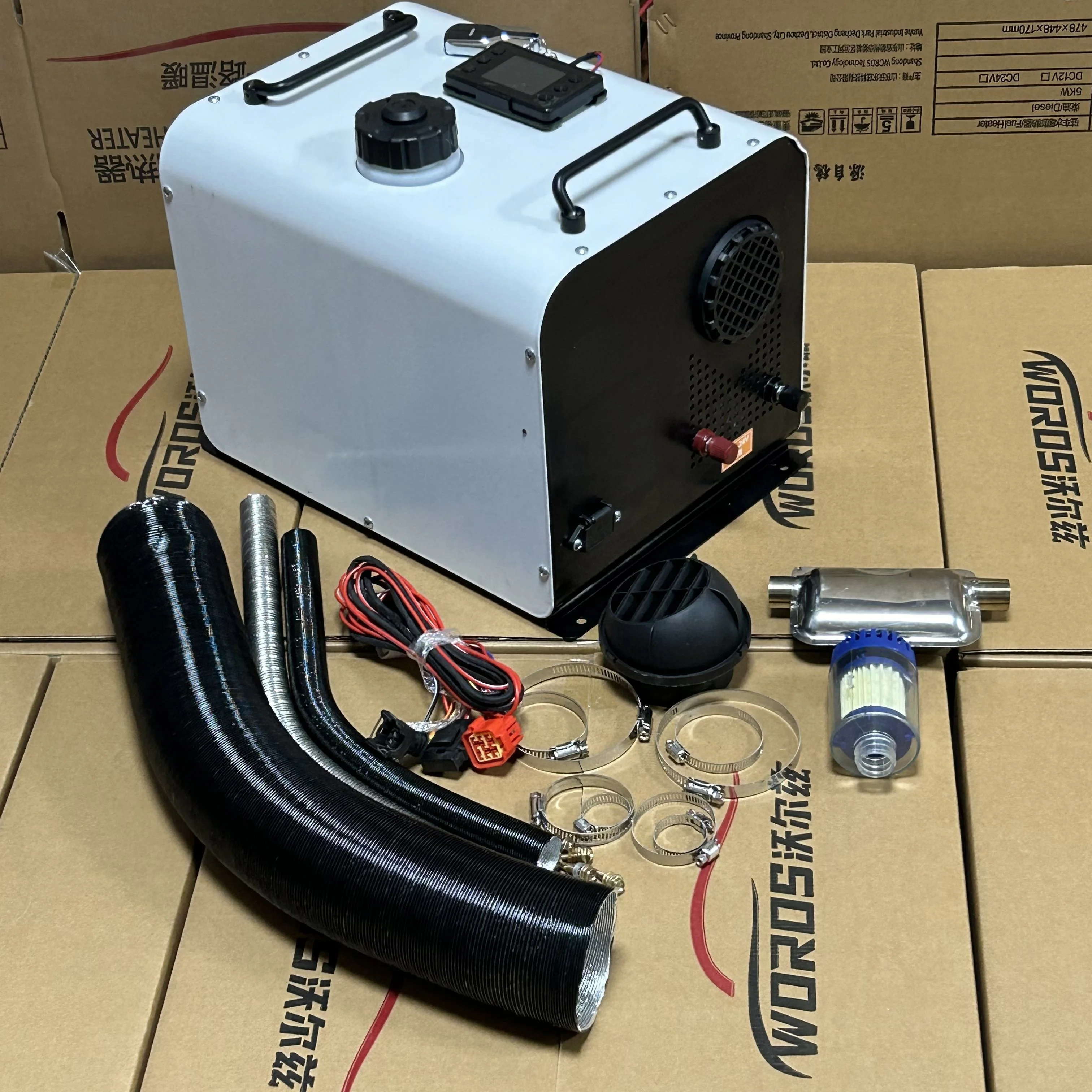 24V/12V Dedicated Diesel Radiator Heating Parking Water Heating Integrated Machine for Trucks RVs New Constant Temperature