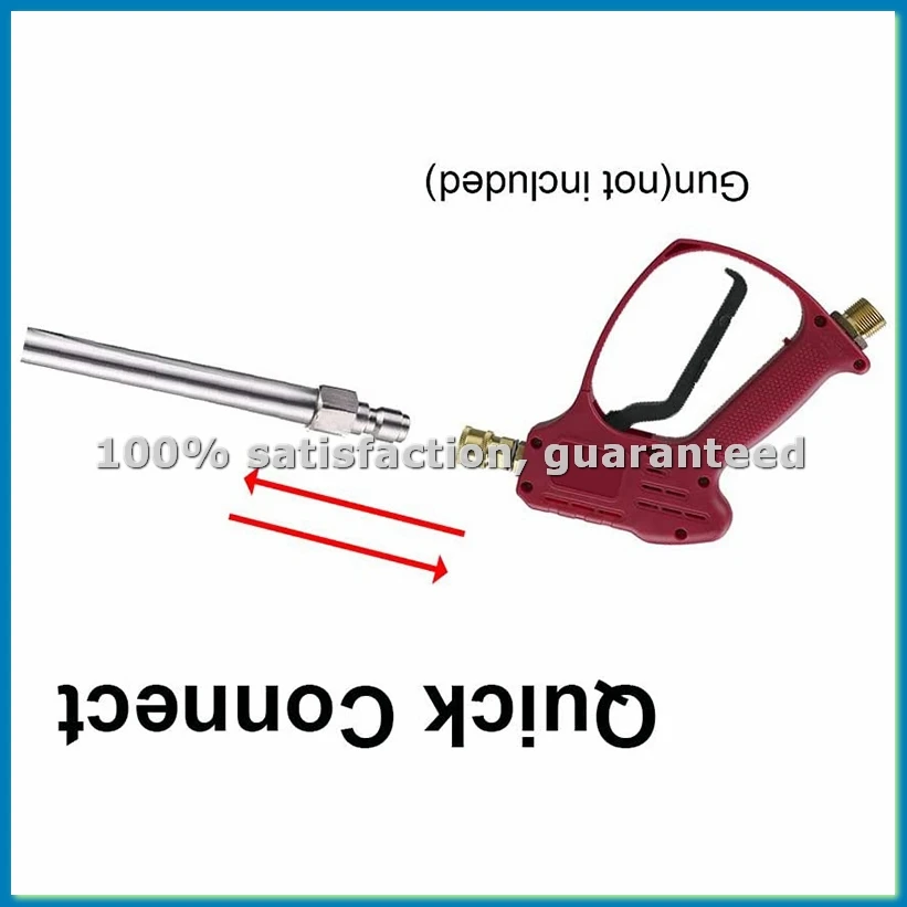 Pressure Washer Extension Rod, 17-Inch Stainless Steel 1/4 Inch Quick-Connect Electric Washer Nozzle, 2 Pieces-ABVK
Pressure Washer Extension Rod, 17-Inch Stainless Steel 1/4 Inch Quick-Connect Electric Washer Nozzle, 2 Pieces-ABVK
