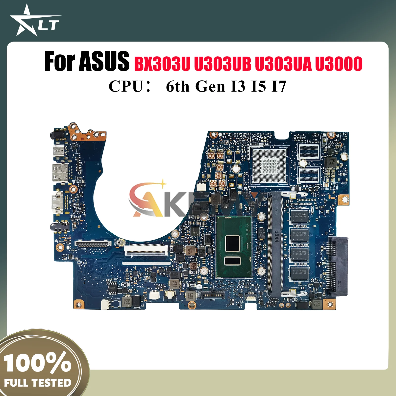 UX303UA Laptop Motherboard For ASUS ZenBook UX303UA U303UB UX303UB U3000 U303UA UX303U BX303U Mainboard W/ I3 I5 I7 CPU tests OK
UX303UA Laptop Motherboard For ASUS ZenBook UX303UA U303UB UX303UB U3000 U303UA UX303U BX303U Mainboard W/ I3 I5 I7 CPU tests OK