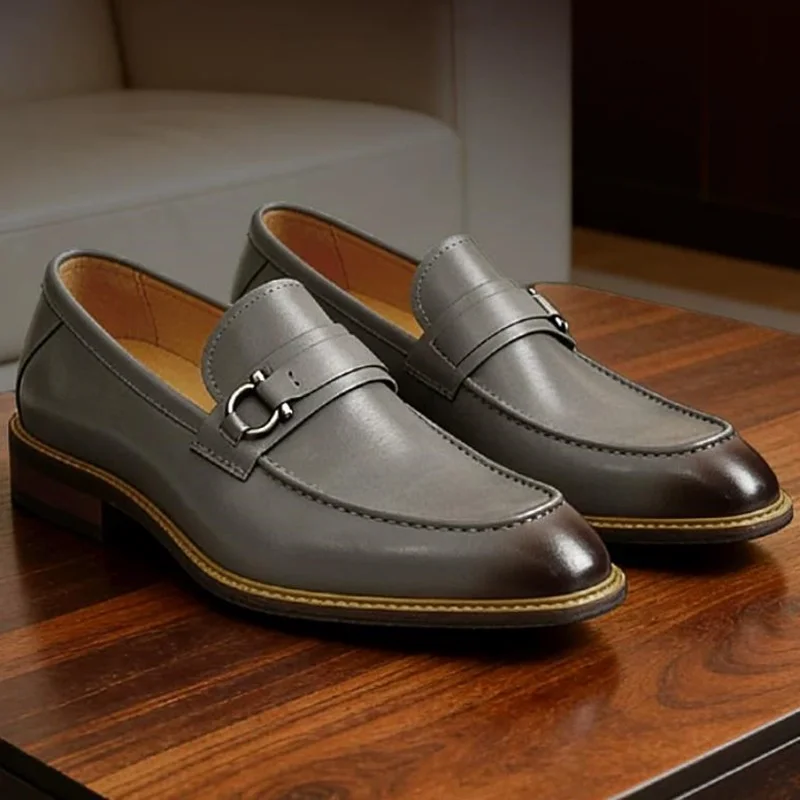 New Summer Breathable Buckle Loafers Man Slip-on Business Casual Shoes Top-layer Cowhide Leather Shoes Men's Dress Shoes
New Summer Breathable Buckle Loafers Man Slip-on Business Casual Shoes Top-layer Cowhide Leather Shoes Men's Dress Shoes