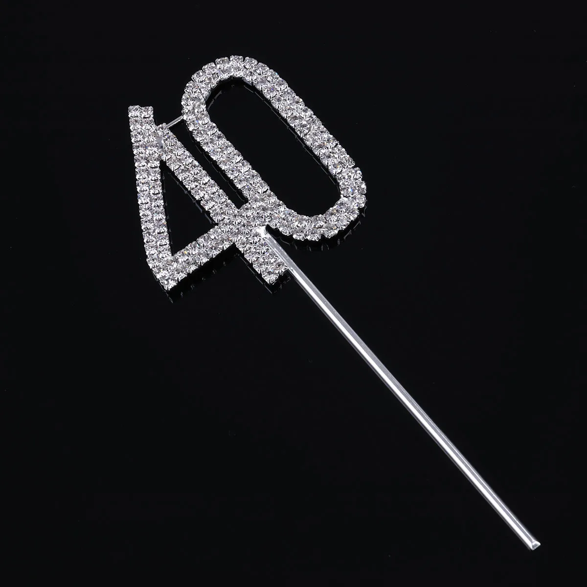 40th Anniversary Rhinestone Cake Topper Safe Reliable Eco-Friendly Decor for Birthday Wedding Party Elegant 40 Celebrations
40th Anniversary Rhinestone Cake Topper Safe Reliable Eco-Friendly Decor for Birthday Wedding Party Elegant 40 Celebrations