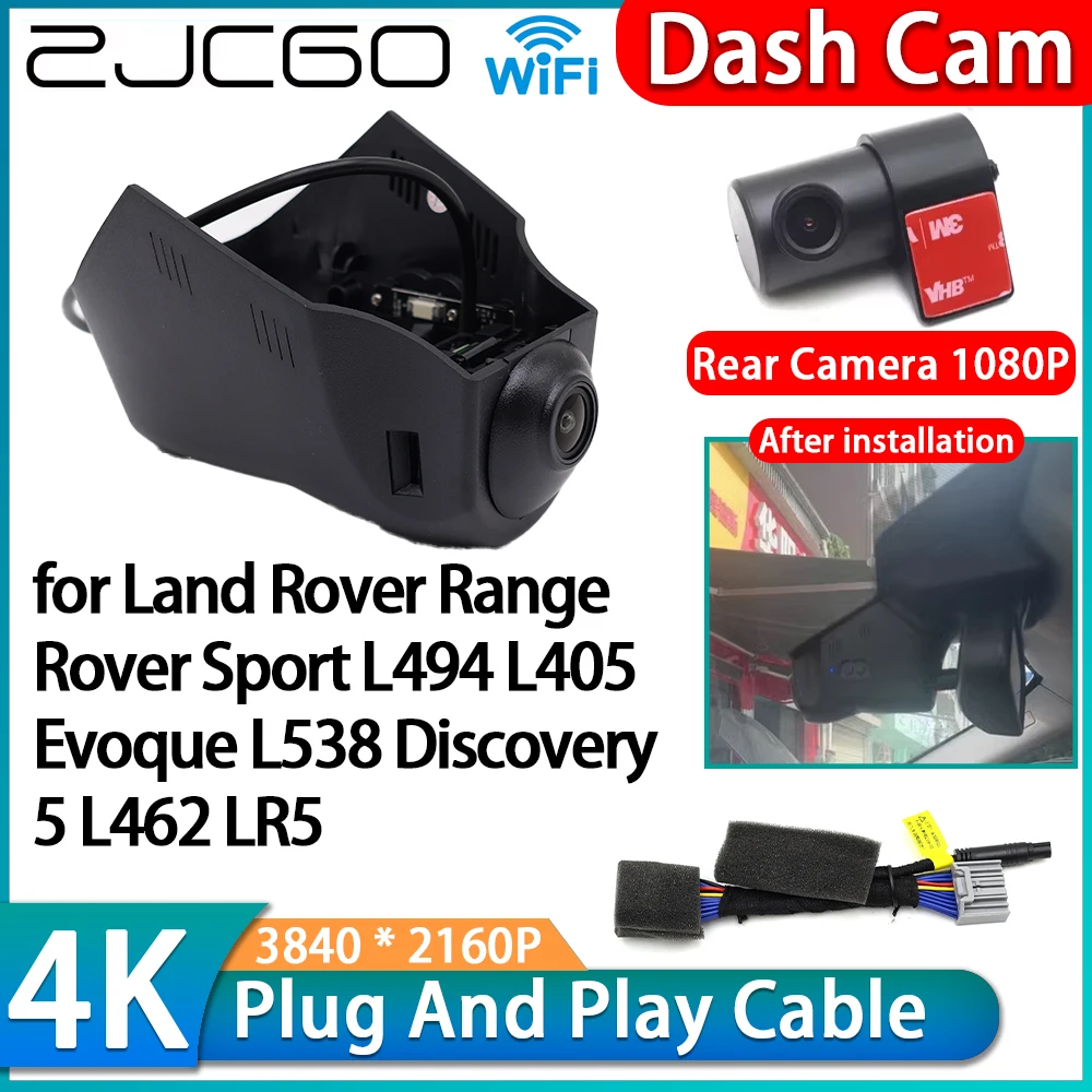for Land Rover Range Rover Sport L494 L405 Evoque L538 Discovery 5 L462 4K Wifi DVR Video Recorder Dash Cam Front Rear Camera
for Land Rover Range Rover Sport L494 L405 Evoque L538 Discovery 5 L462 4K Wifi DVR Video Recorder Dash Cam Front Rear Camera
