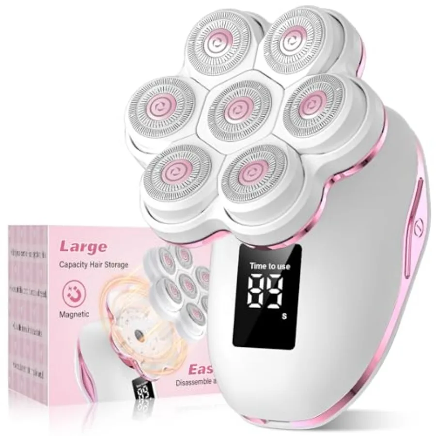 Electric Razors for Women Legs: 120 Minutes Endurance Rechargeable Body Shaver - IPX8 Waterproof Wet Dry Dual Purpose Hair Remo
Electric Razors for Women Legs: 120 Minutes Endurance Rechargeable Body Shaver - IPX8 Waterproof Wet Dry Dual Purpose Hair Remo