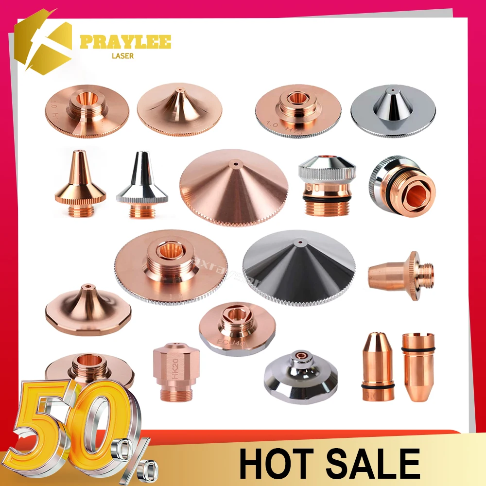Praylee All Types Laser Nozzles Single/Double Layers Dia.28/D32mm for Raytools Precitec WSX HSG Bodor HANS Fiber Cutting Machine
Praylee All Types Laser Nozzles Single/Double Layers Dia.28/D32mm for Raytools Precitec WSX HSG Bodor HANS Fiber Cutting Machine