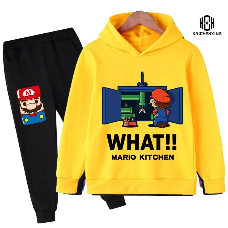 Super Mario Bros. Kids Sweatshirt Long Pants Suit Jacket Casual Boys Girls Long Sleeved Hoodie Children's Pullover Sweatshirt
Super Mario Bros. Kids Sweatshirt Long Pants Suit Jacket Casual Boys Girls Long Sleeved Hoodie Children's Pullover Sweatshirt