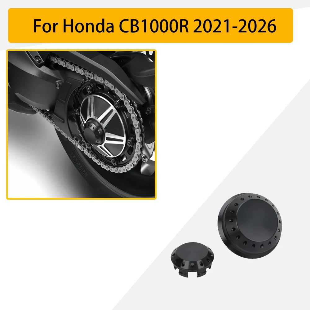CNC Aluminum Motorcycle Rear Wheel Hub Cap Cover Decorative Nut Caps Kit Anti-Rust For Honda CB1000R 2021 2022-2026
CNC Aluminum Motorcycle Rear Wheel Hub Cap Cover Decorative Nut Caps Kit Anti-Rust For Honda CB1000R 2021 2022-2026