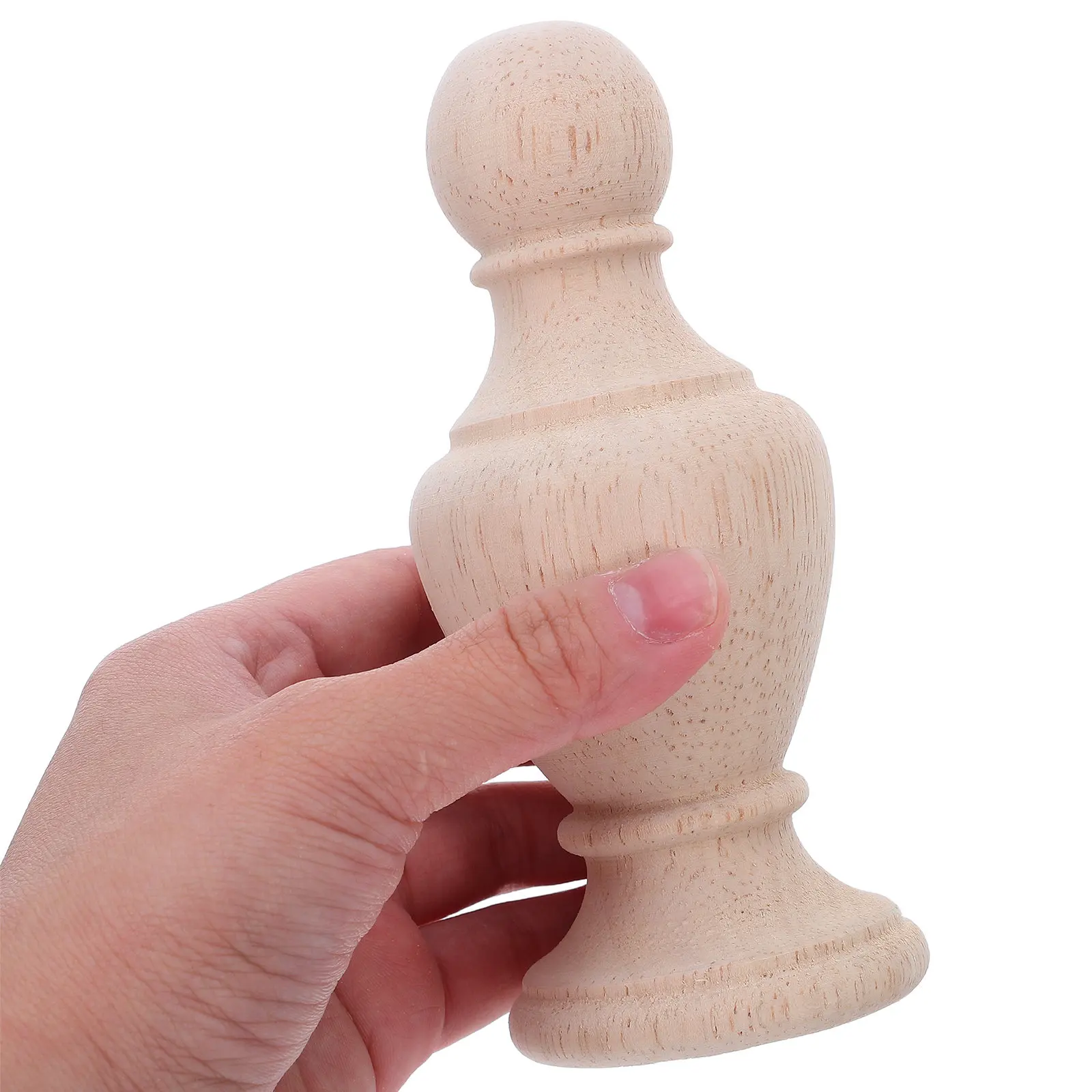 2Pcs European Style Carved Wood Staircase Finials Round Hourglass Shaped Decorative Newel Post Tops for Villa Duplex Renovation
2Pcs European Style Carved Wood Staircase Finials Round Hourglass Shaped Decorative Newel Post Tops for Villa Duplex Renovation