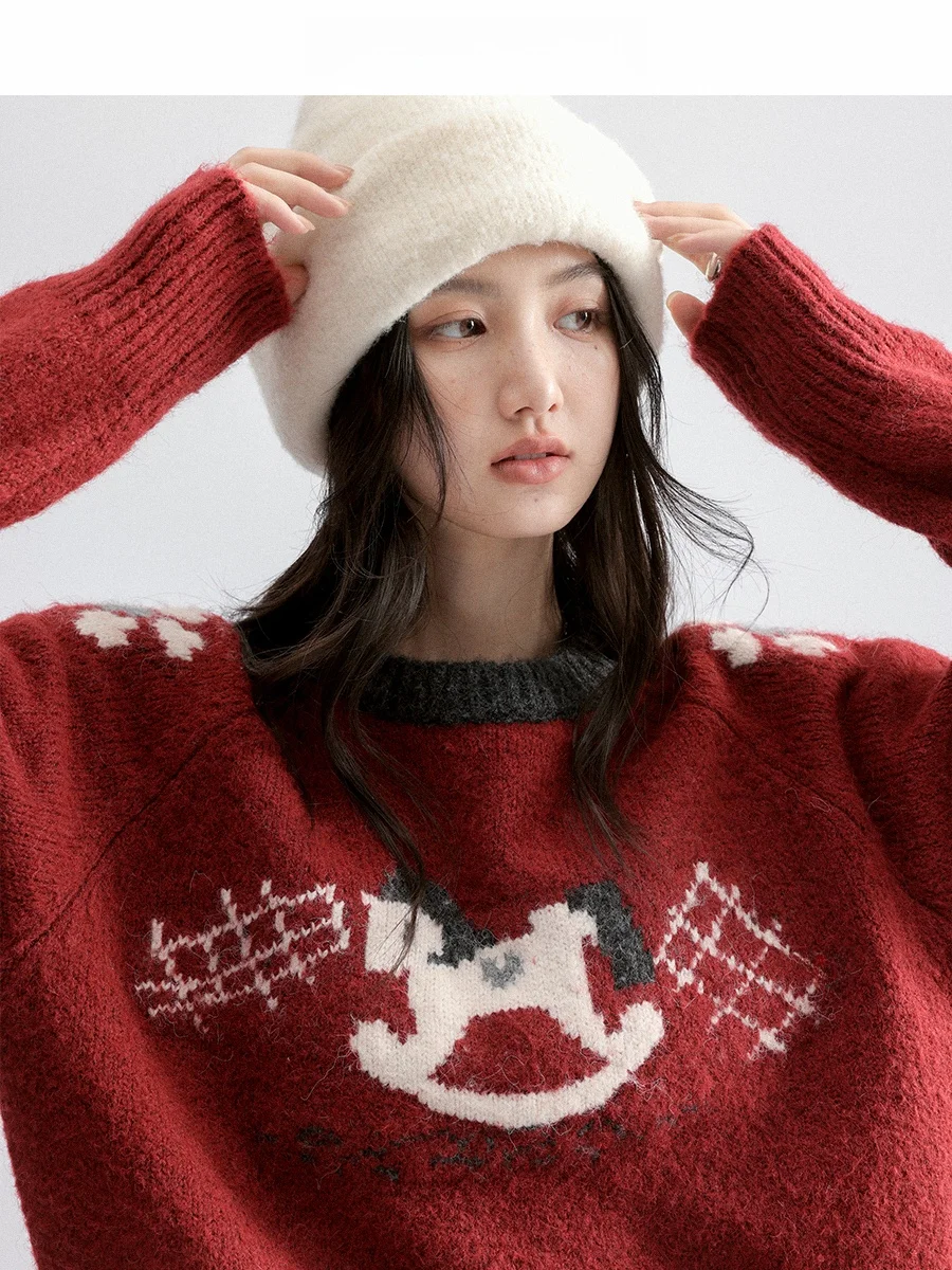 Warm Atmosphere Sweater CHACHA Rotation Series New Year Celebration Women's Soft Cozy Overhead Winter Top Commute Style
Warm Atmosphere Sweater CHACHA Rotation Series New Year Celebration Women's Soft Cozy Overhead Winter Top Commute Style