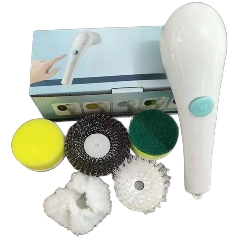Vibrating Electric Cleaning Brush for Bathroom Use with 3 or 5 Brush Heads 360 Degree Rotation 90 Min Battery Life White Color
Vibrating Electric Cleaning Brush for Bathroom Use with 3 or 5 Brush Heads 360 Degree Rotation 90 Min Battery Life White Color