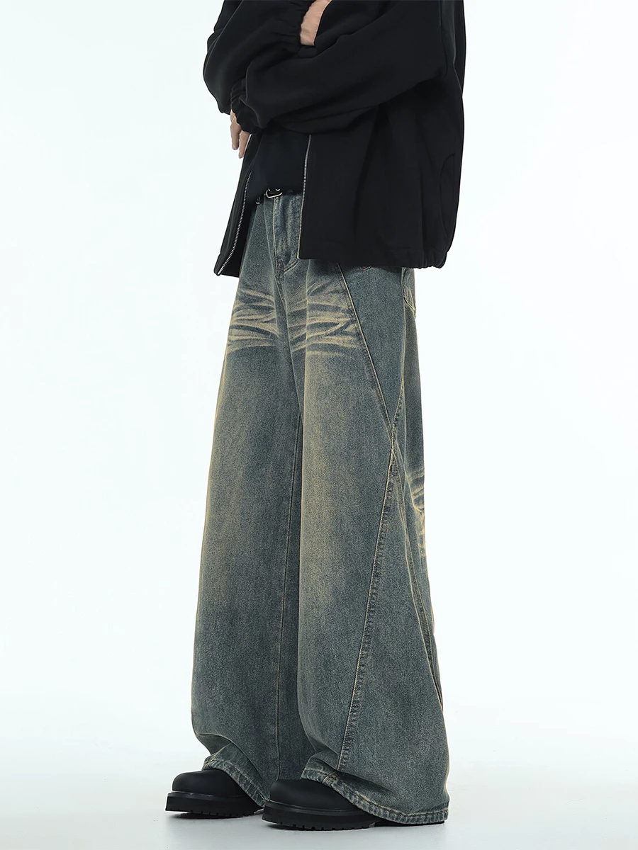 Винтажные мужские свободные широкие джинсы American Sle High Street, повседневные длинные брюки CleanFit, модные осенне-зимние брюки
Винтажные мужские свободные широкие джинсы American Sle High Street, повседневные длинные брюки CleanFit, модные осенне-зимние брюки